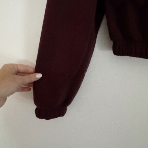 LULULEMON Plush Times Jacket Heathered Dark Adobe Maroon 6 - Picture 6 of 11
